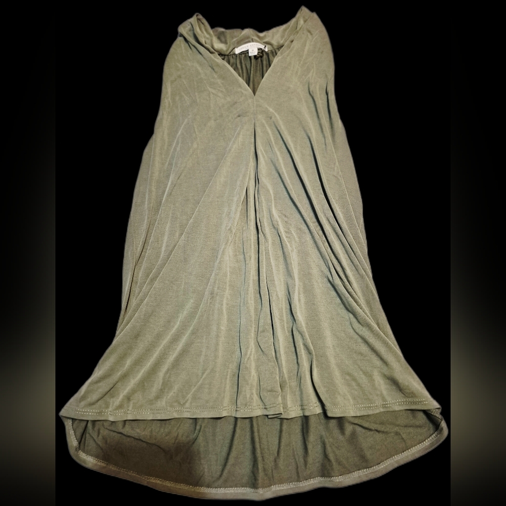 Green Envelope Olive Draped V-Neck Crop Top